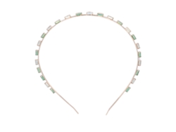 Tiara De Diamantes De Imitación, Buena Elasticidad, Cómoda, Brillante, Accesorio Para El Cabello Colorido Cht-712