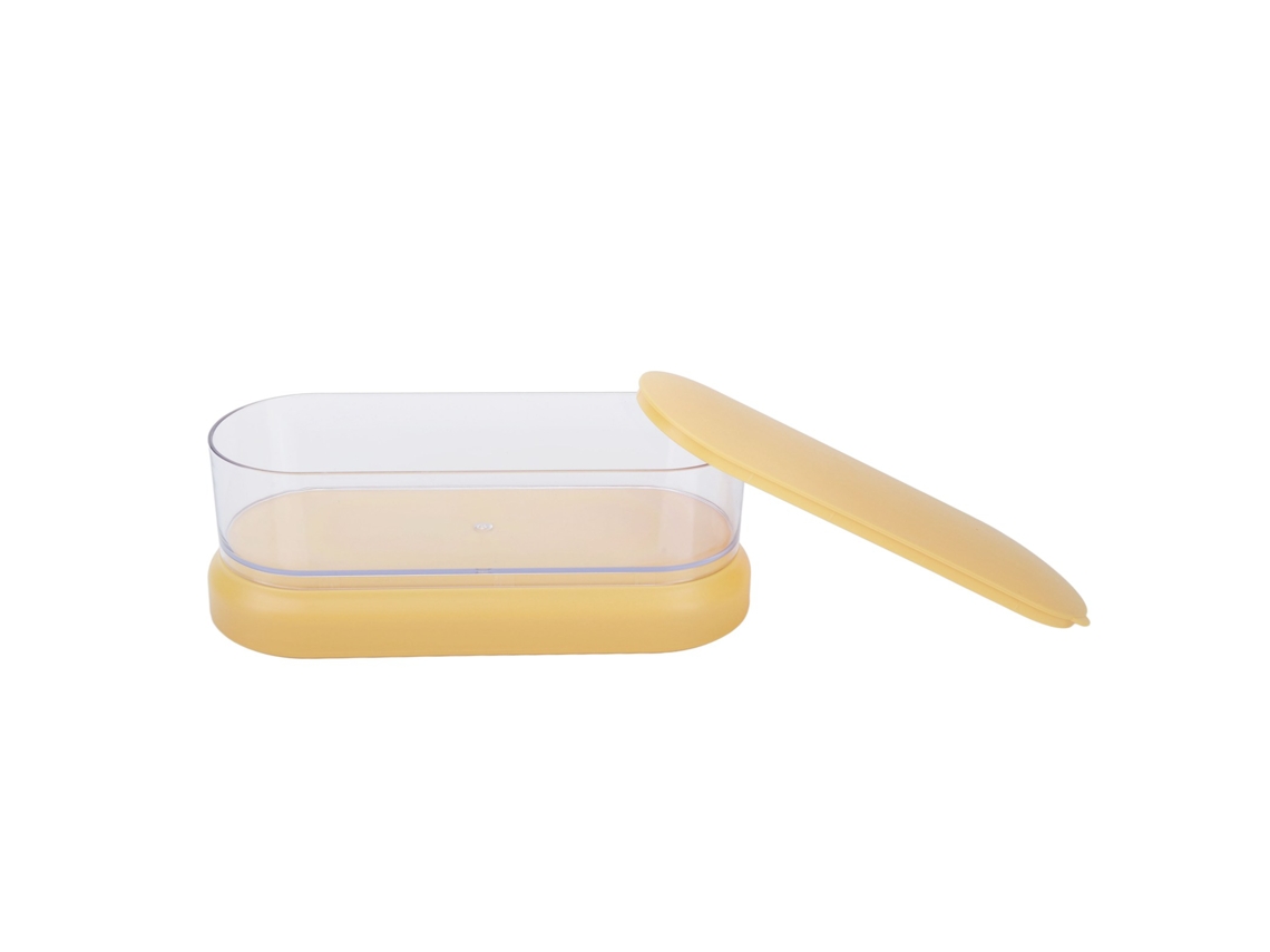 Limpiador Ultrasonico De Herramientas De Uñas Portatil Con Visualizacion 450ml Multifuncional Amarillo