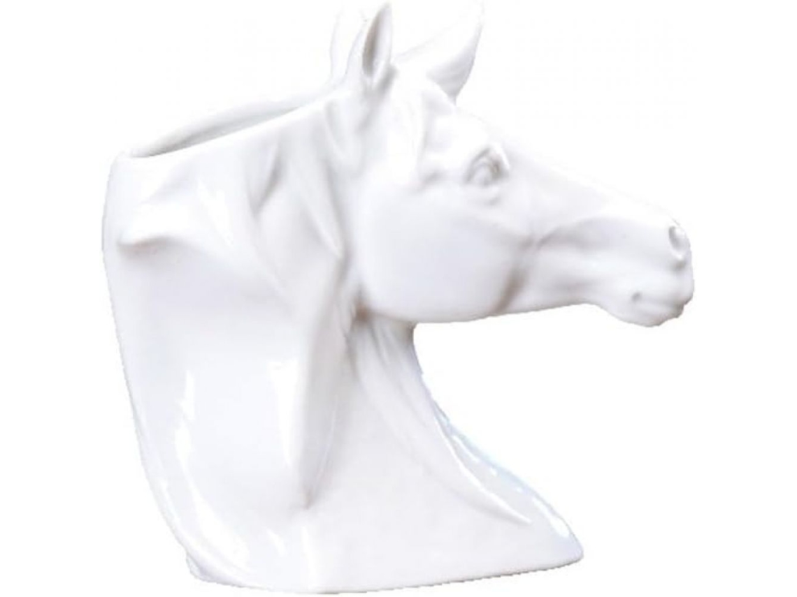 Maceta de cerámica creativa con forma de cabeza de caballo, mini maceta para suculentas, decoración DIY para sala de estar, balcón, oficina, Euro
