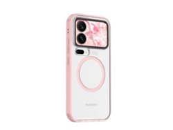 Capa Fosca Para Celular Com Textura Semelhante À Pele, Para Proteção Contra Quedversão Magnética Rosa - Xiaomi 15