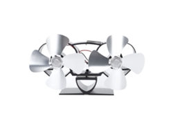 Ventilador de estufa (cabezal doble de 4 aspas)