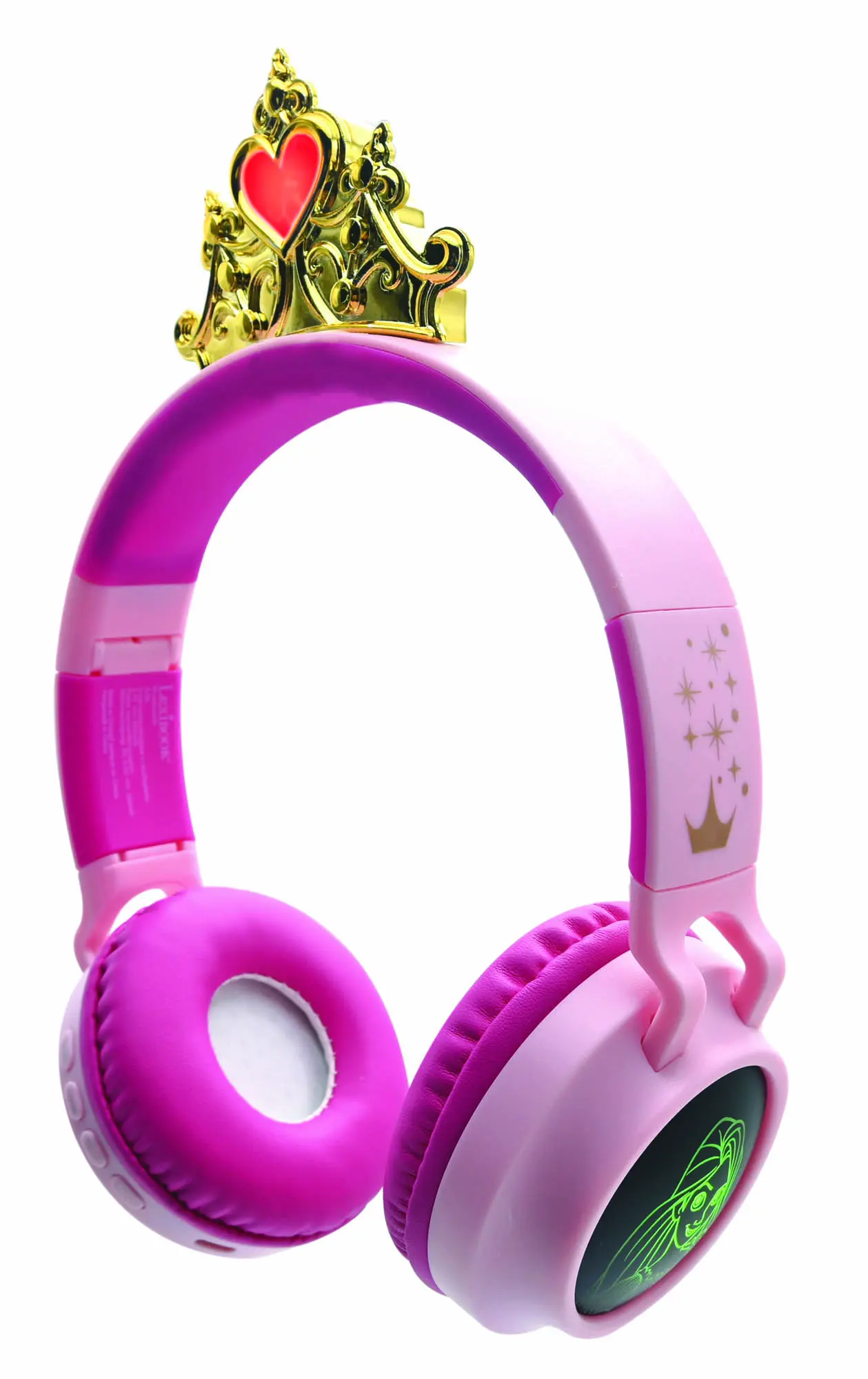 3d Disney Prinzessinnen Bluetooth® Und Kabel-kopfhörer Mit Beleuchtung, Faltbar, Mit Sicherer Lautstärkebegrenzung