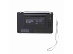 Radio Portátil Multibanda Am/fm/sw Con Pantalla Digital, Reloj Y Función De Alarma.