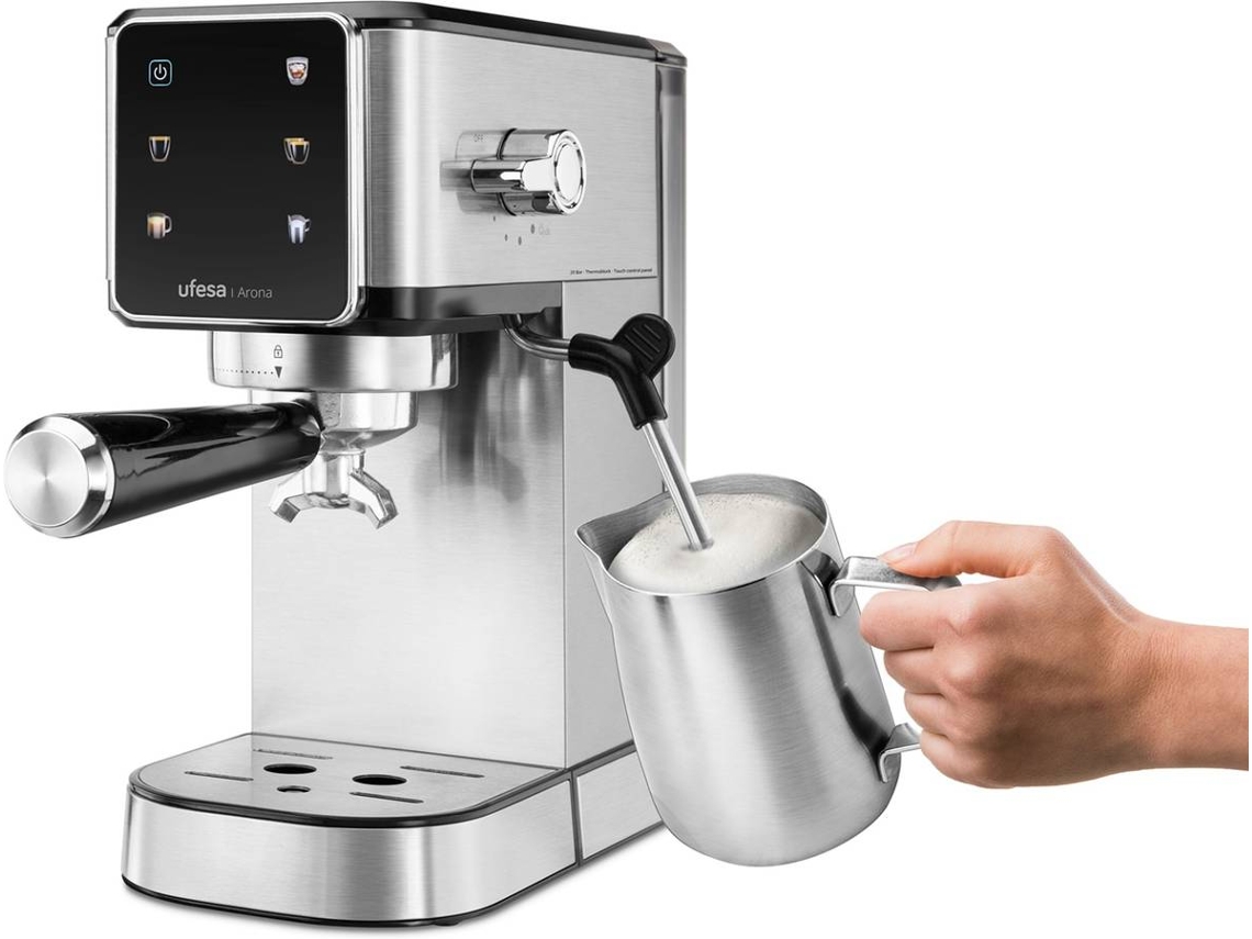 Cafetera Expresso UFESA Arona (1350W - 20 Bar - Inox)