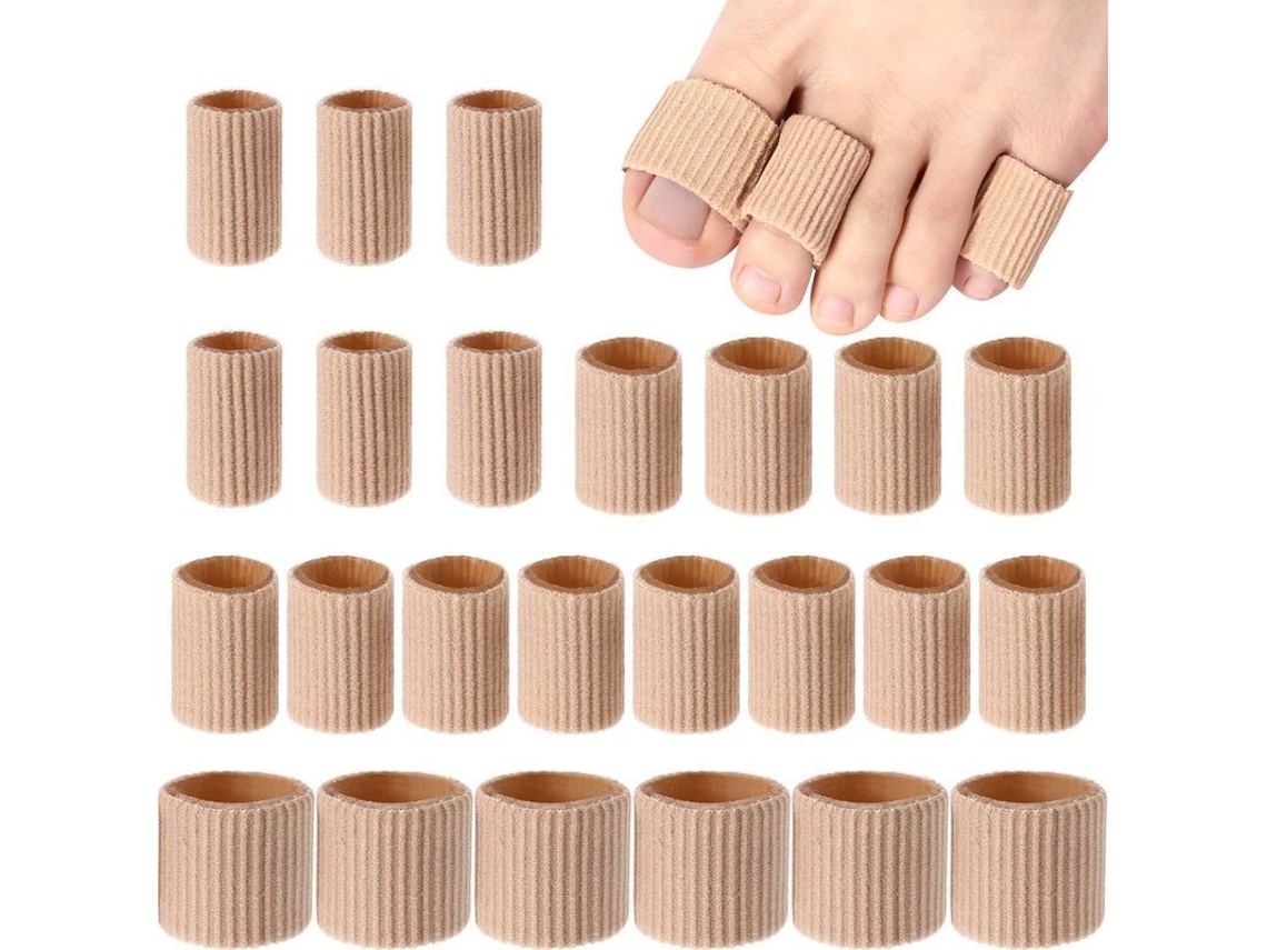 24 Protectores De Gel Suave Para Dedos De Los Pies, Para Callos, Ampollas Y Moretones, 3 Tamaños.