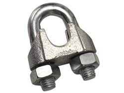Sujetacables Galvanizado 25 mm 1 Uso Domestico WOLFPACK LINEA PROFESIONAL