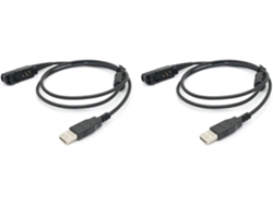 Cable De Programación Usb 2x Para Escribir Radios Mototrbo Dp2400 Dp2600 Xir P6600 P6608 P6620