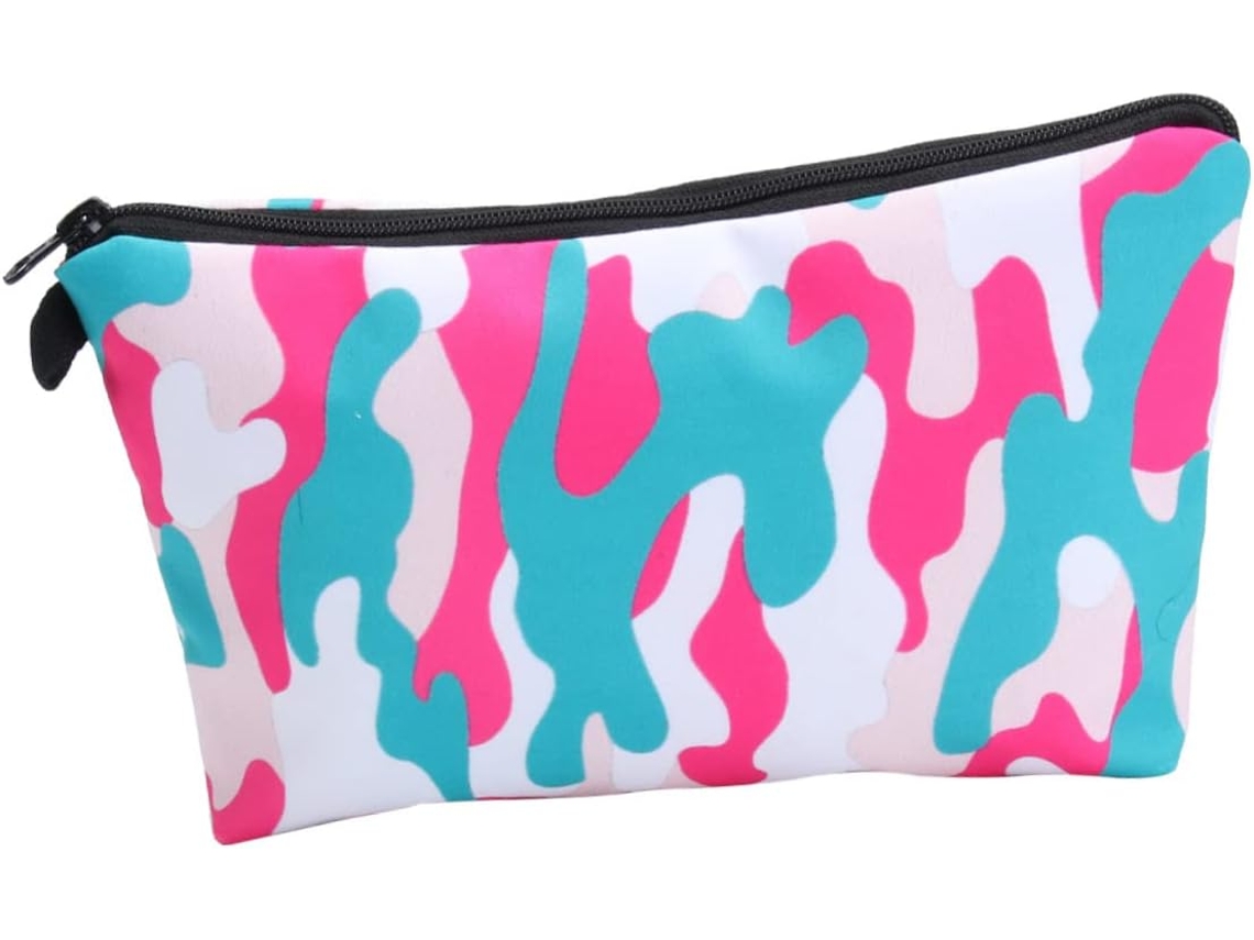 Neceser De Maquillaje De Camuflaje Con Cremallera, Estuche Portátil Para Cosméticos.