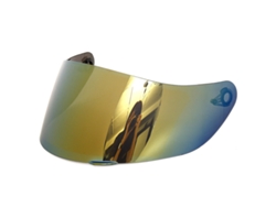 Visera integral para casco de motocross, color plateado, para AGV K3SV K5