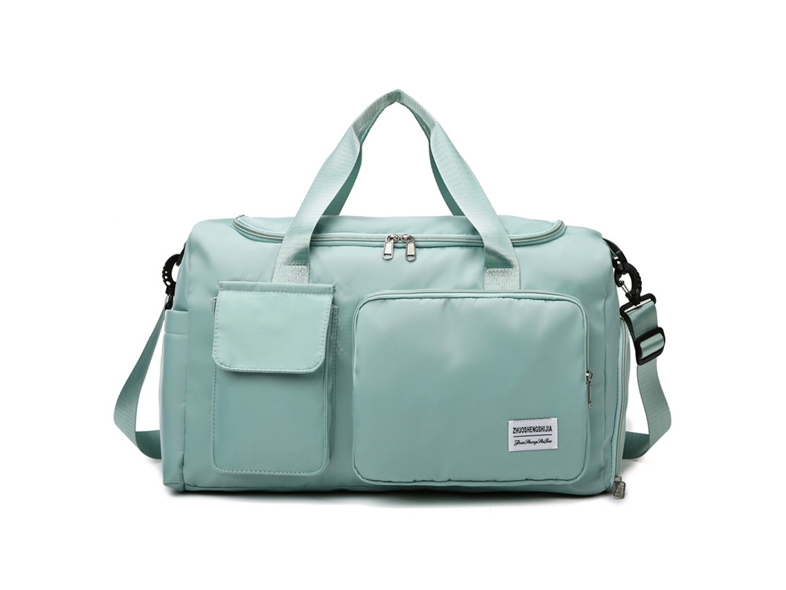 Bolsa de deporte, ideal para fitness, viajes y camping, verde Hexinyigjly