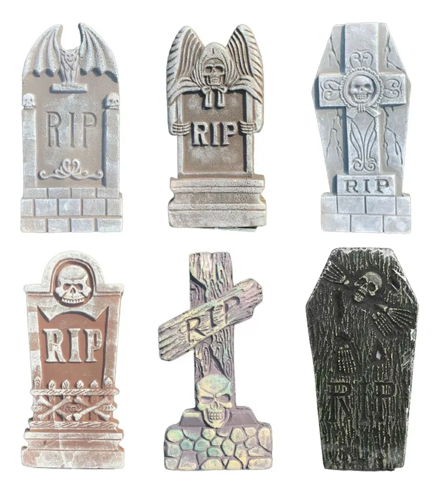 Nuevas decoraciones de espuma para lápidas de cementerio vayotoy