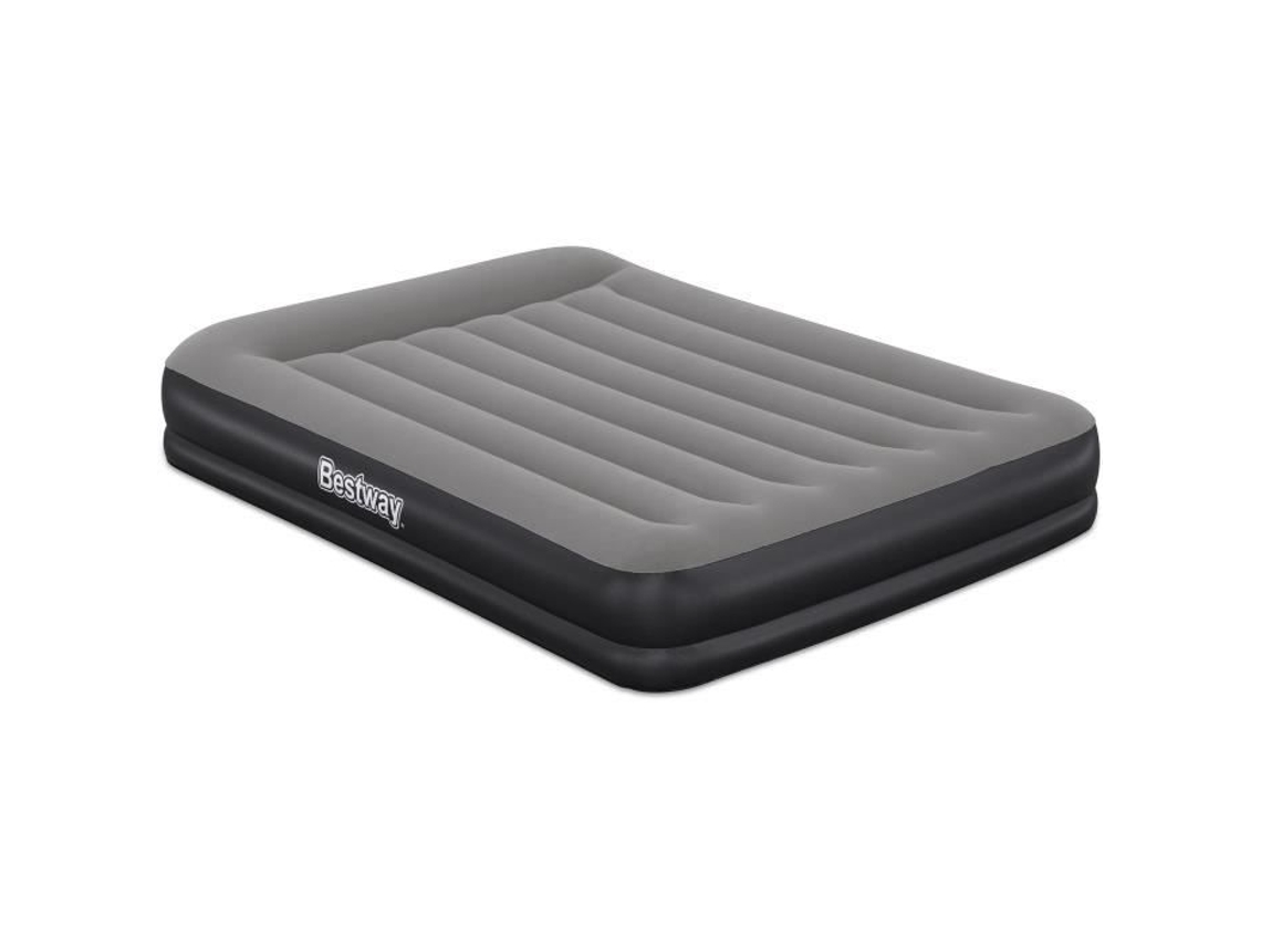 Colchón inflable Bestway 671bu Tritech Queen de 2 plazas, bomba USB integrada, 203 x 152 x 36 cm