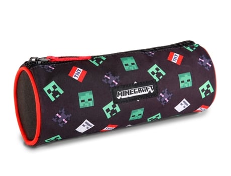 Estuche Escolar MINECRAFT TNT Portatodo Redondo
