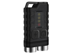 Linterna LED V3 pequeña y potente, súper brillante, 10 modos, USB-C, resistente al agua IP65, linterna magnética, clase energética A+++