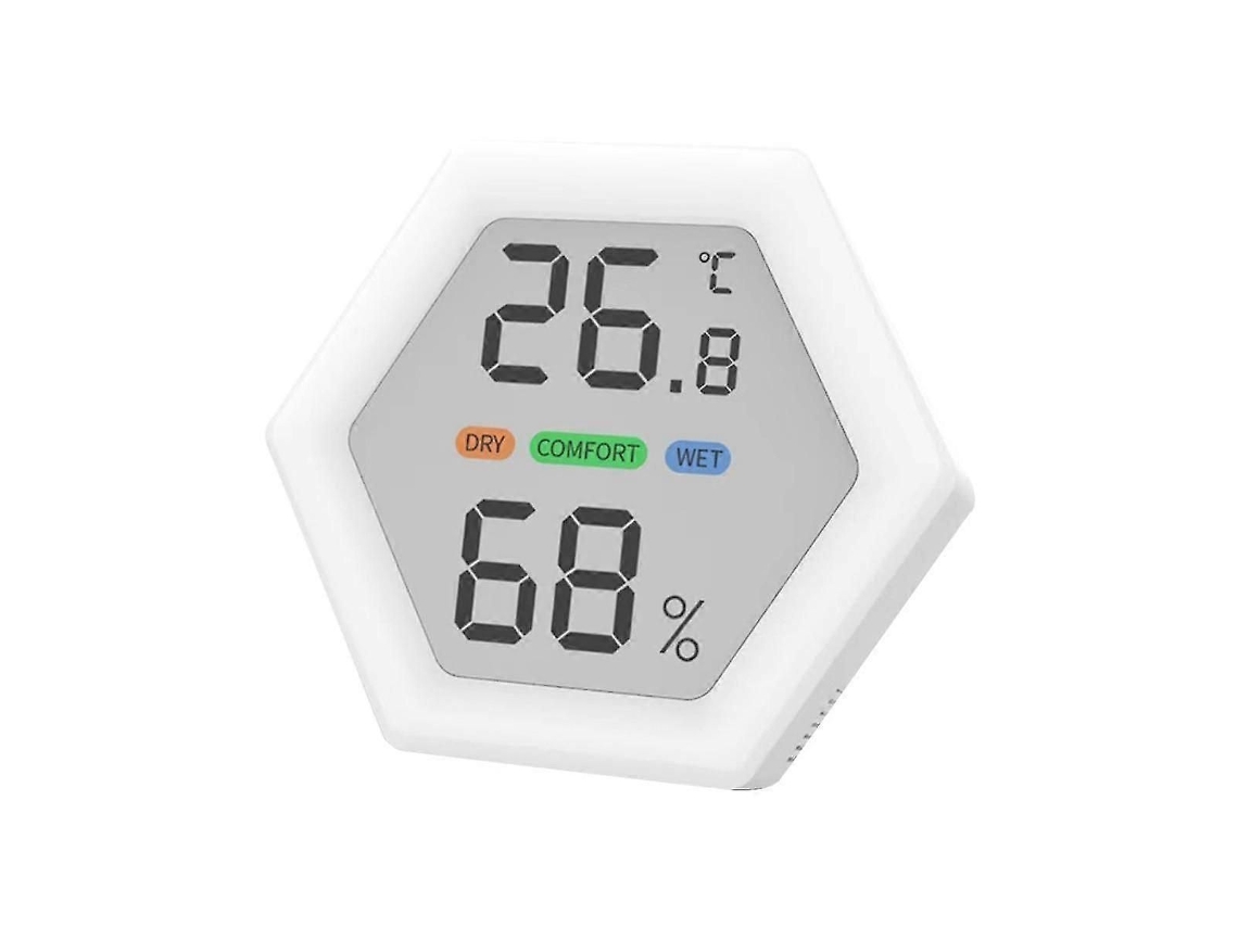 Termómetro e higrómetro inalámbrico para uso en interiores, ideal para patios, hogares e invernaderos. GOKOCO