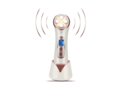 Masajeador facial de alta frecuencia 5 en 1 Yunzii, recargable por microcorriente, varita de frecuencia facial blanca