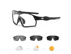 Gafas de ciclismo Chrui fotocromáticas UV400 (negras)