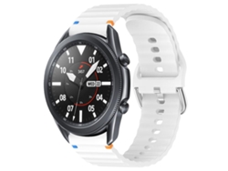 Correa para Samsung Galaxy Watch 3 (45 mm) - Silicona con textura ondulada cosida (22 mm)