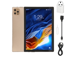 Tableta De 10.1 Pulgadas 6g+128g 1960x1080 Ips Wifi De Doble Banda Android 12 Plug Uk