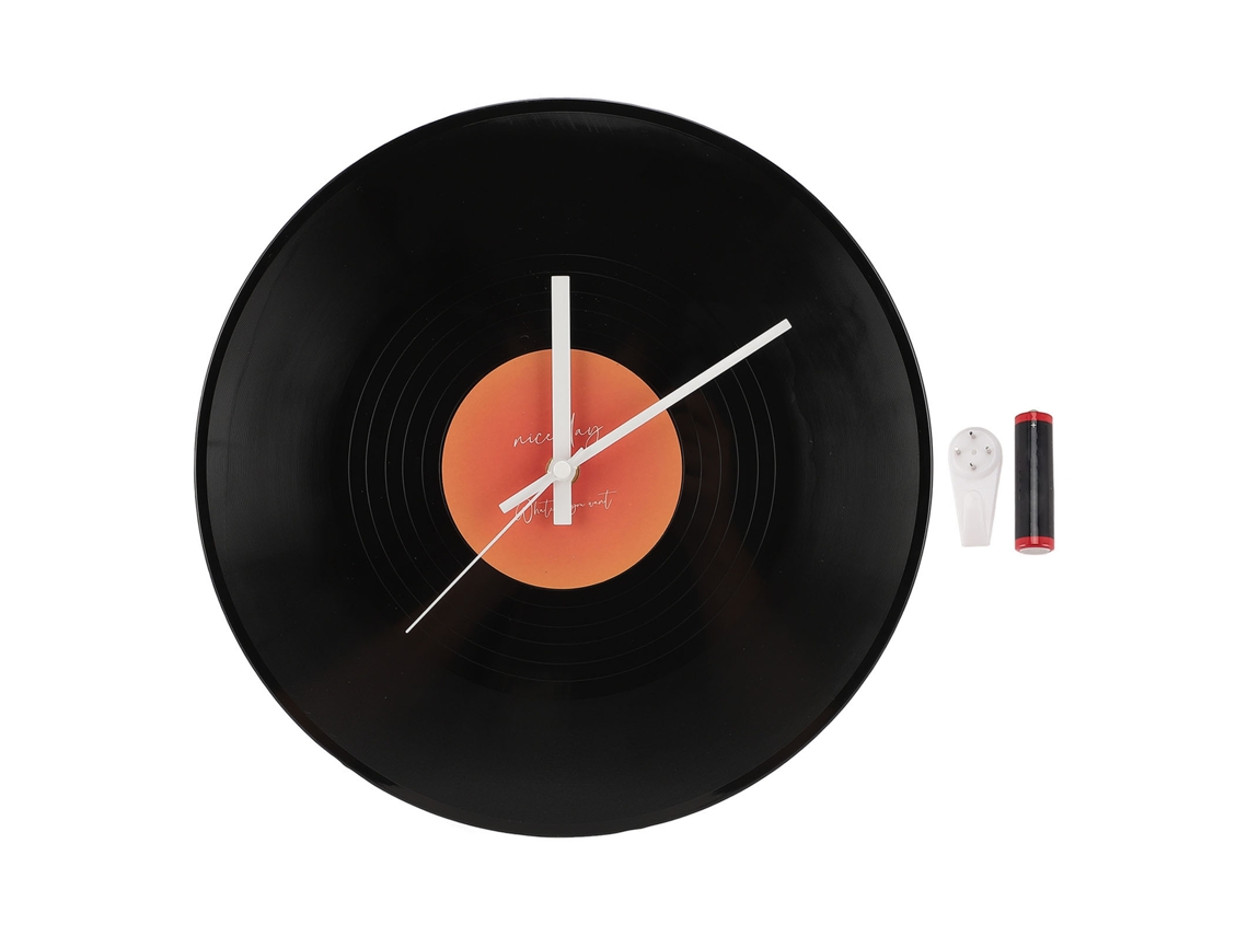 Reloj De Pared Redondo Retro De 30 Cm, Silencioso, Funciona Con Pilas, Color Naranja, Ideal Para Cafeterías Y Salas De Estar.