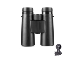 Binoculares para observación de aves, 10 aumentos, para caza y observación de aves, color negro Yizhood
