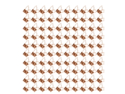 100 Pinzas De Encuadernación Metálicas Pequeñas, Resistentes, Inoxidables, Para Uso En Oficina, Color Oro Rosa.