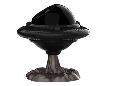 Lámpara Proyectora de Estrellas UFO - Luz Nocturna Creativa con Control Remoto, Estrellas Láser, 9 Proyecciones Soñadoras, 5 Modos de Luz Nocturna,...
