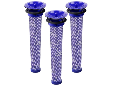 Pacote com 3 pré-filtros de substituição filtro a vácuo para dyson v6 v7 v8 dc59