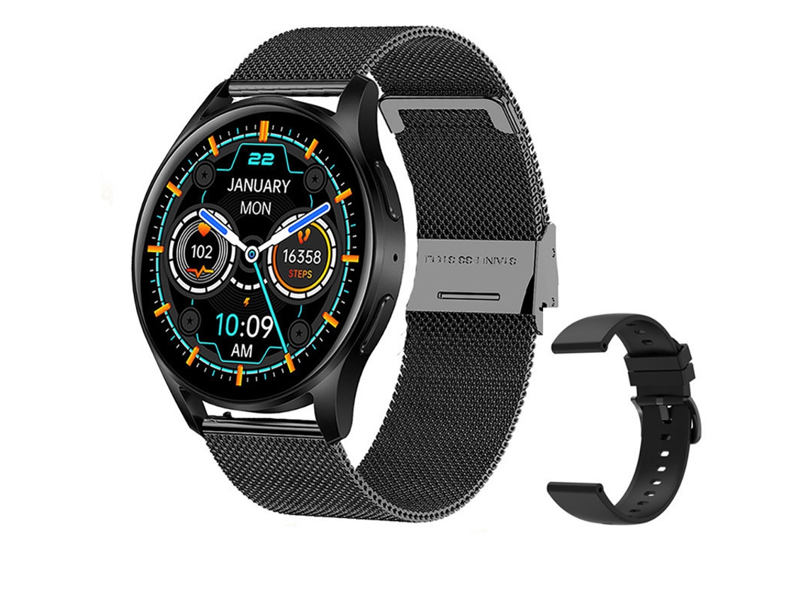 Smartwatch CHRONUS Pantalla HD de 1,28'' Negro