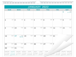 VVJIJILLY Calendário Para Uma Vida Organizada, Calendário De 12 Meses Com Materiais De Alta Qualidade E Espaço Para Anotações, Perfeito Para Mesa E Parede, Pape