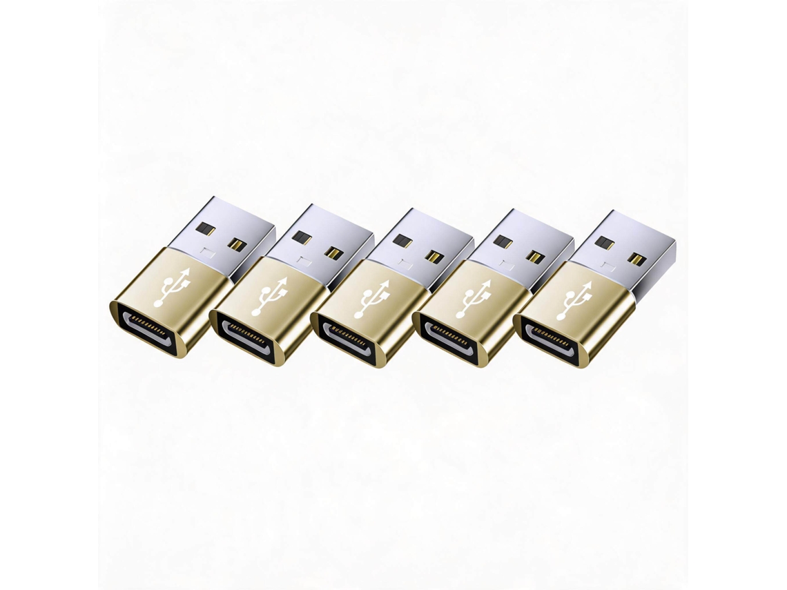 Adaptador Usb-c - Digitallab Dorado (5 Unidades)