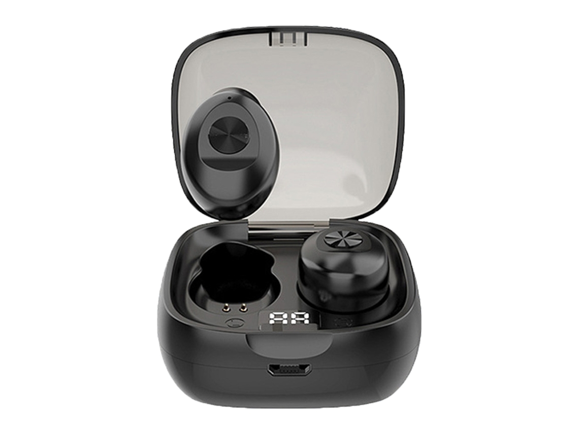 Fones De Ouvido Bluetooth5.0 Sem Fio Com Tela Digital Cancelamento De Ruído Estéreo Hifi Para Esportes