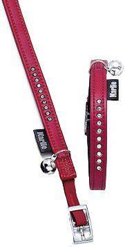 Leather Plus Montecarlo collar piel artificial gato rosa 11mm 30cm karlie 64545 para 11