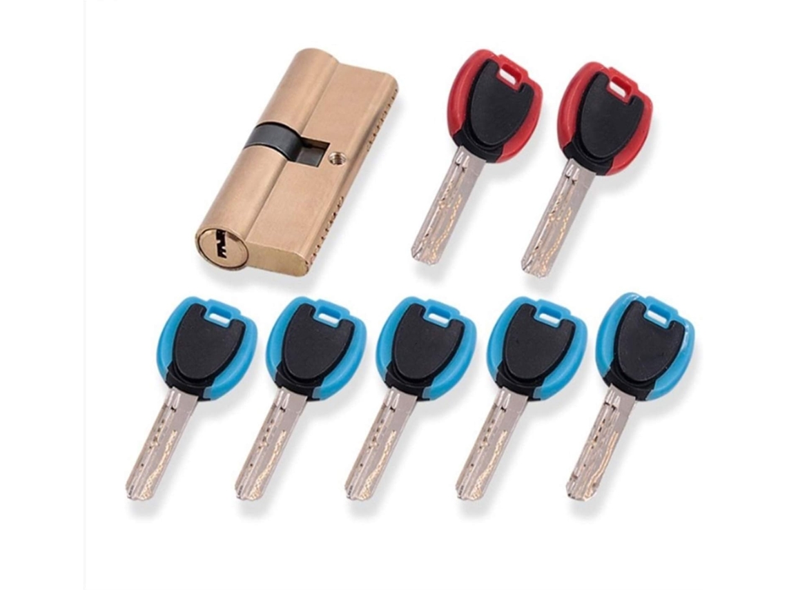 Cerradura De Cilindro Europea Barril 115 Mm. Producto De Alta Calidad Para Uso Residencial Y Comercial