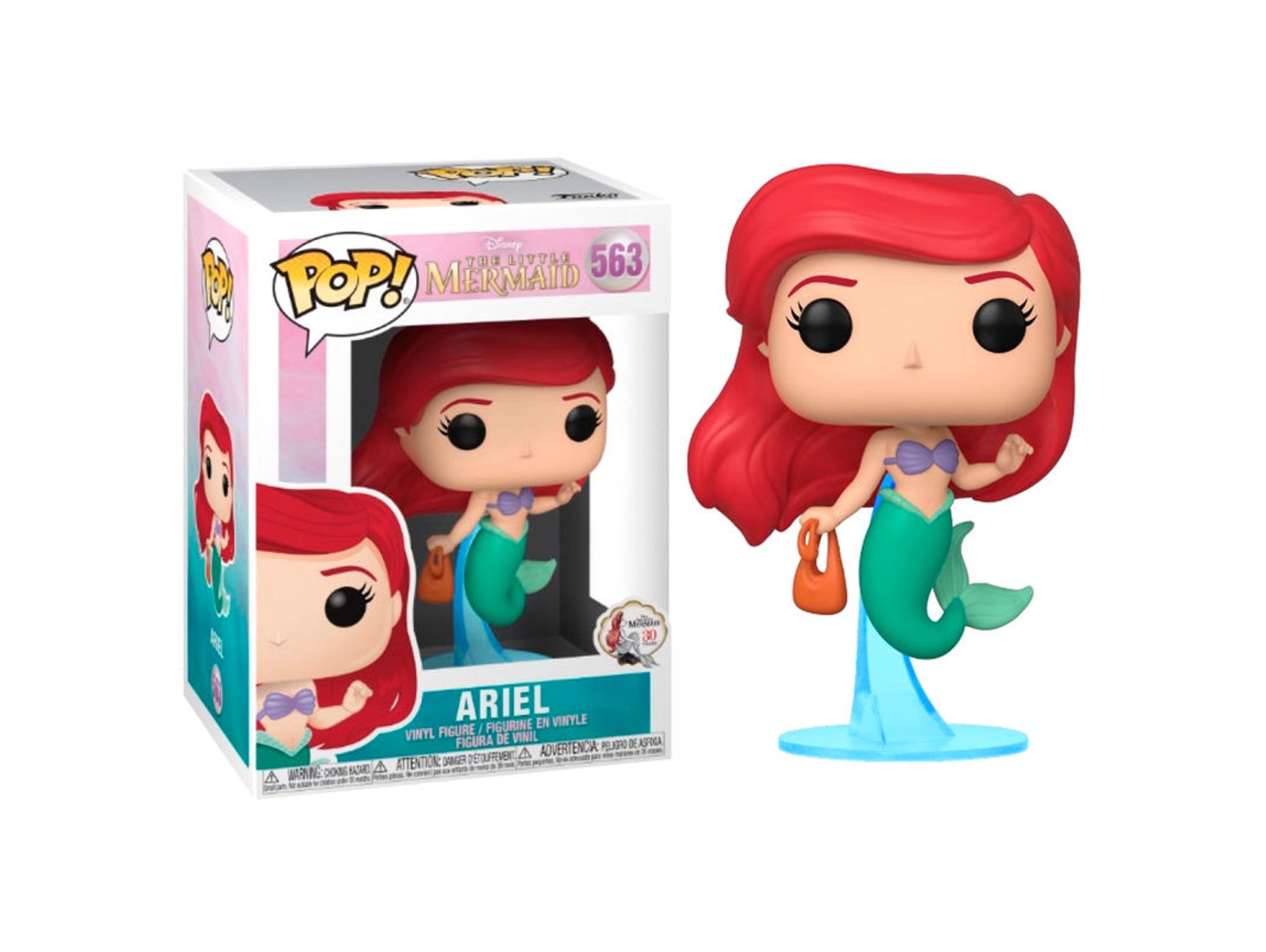 Figura Pop Disney La Sirenita Ariel Con Bolsa B.active
