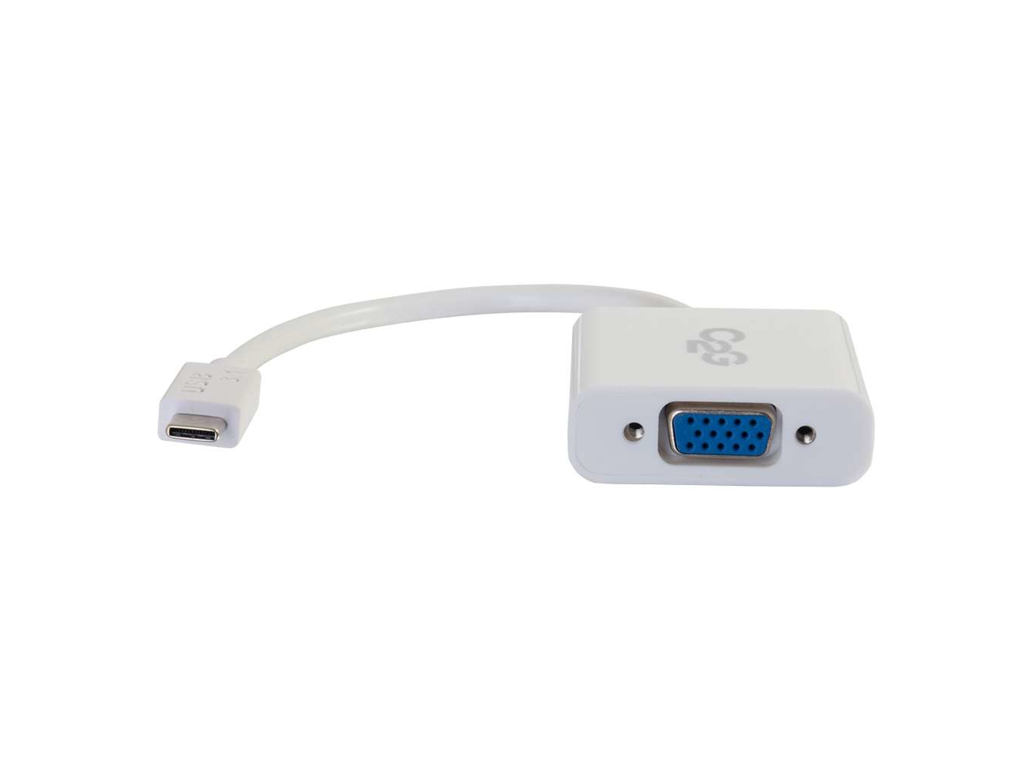 Cable Adaptador C2G USB3.1-C/VGA USB3.1-C VGA Blanco