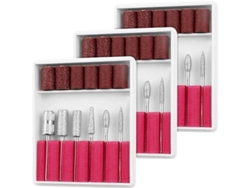Kit De 3 Brocas De Diamante Para Manicura Y Pedicura, Accesorios Para Recortadora Eléctrica.