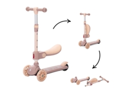 Patinete infantil Lorelli Speedster beige con asiento plegable