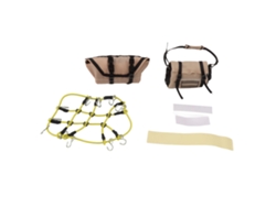 Accesorio Decorativo Para Simulación Rc: Portaequipajes De Techo, Red Y Bolsa Para Traxxas 1/18 Trx4m (amarillo)