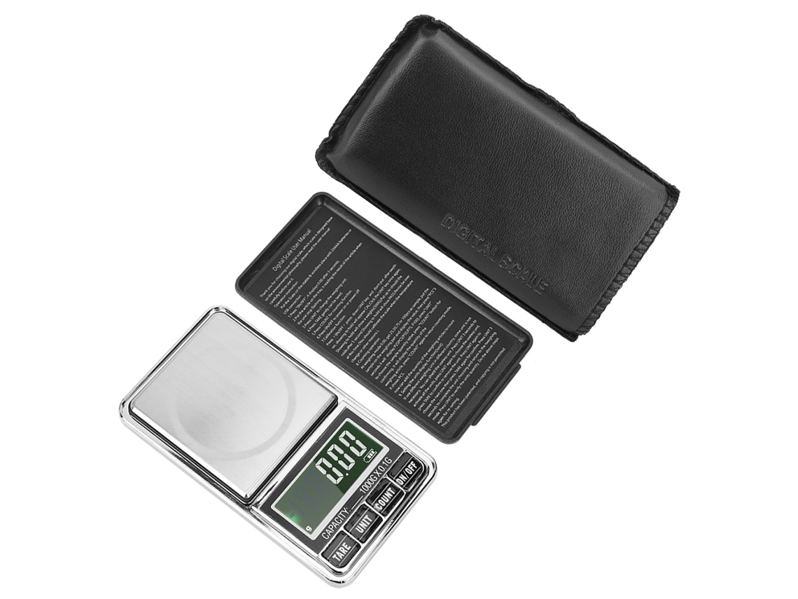 Balanza Digital Portátil Lcd Mini Precisa Instrumento De Pesaje Electrónico Herramienta