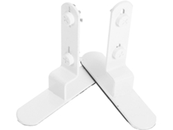 Paquete De 2 Soportes De Metal Blanco Para Panel Perforado, Montaje En Pared Sin