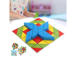 Bloques Triangulares De Madera Para Bebés, Juguete Educativo Creativo Para Rompecabezas N.° 1