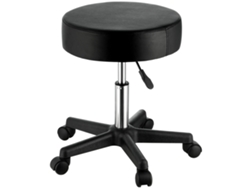 Taburete giratorio redondo Succebuy con ruedas de PU, altura ajustable 460 605 ± 10 mm