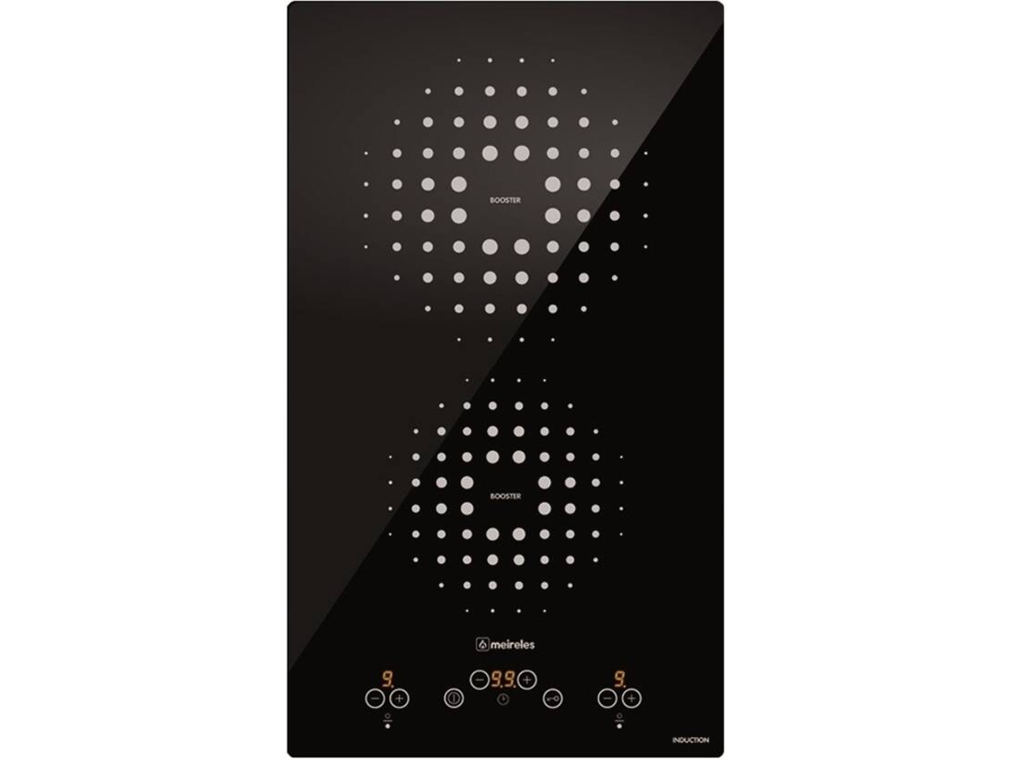 Placa de Inducción MEIRELES MI 1301 (Eléctrica - 30 cm - Negro)