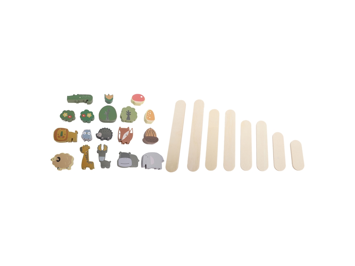 Blocos De Equilíbrio De Animais Em Madeira Jogo De Quebra-cabeça Educativo Para Crianças