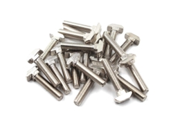 Herramienta De Cierre De Tornillos T 4040 Para Perfiles De Aluminio Con Ranura T M8x40 Acero Al Carbono Galvanizado (30 Piezas)