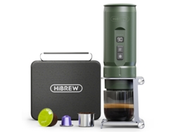 Cafetera espresso portátil Hibrew H4c-gr, calentamiento inalámbrico, 20 bares, 100 ml, batería extraíble.