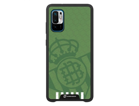 Funda Móvil Note Cn Oficial Real Betis Fc para Xiaomi Redmi Note 10 5G Cn PHONECASES3D Piel Sintética Negro
