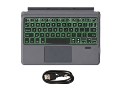 Teclado Inalámbrico Bluetooth 5.0 Ultra Delgado Recargable Portátil Con Retroiluminación Led
