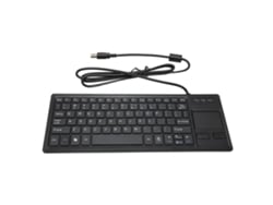 Baoj-2026 nuevo teclado con panel táctil, con cable, ultrafino y compacto.